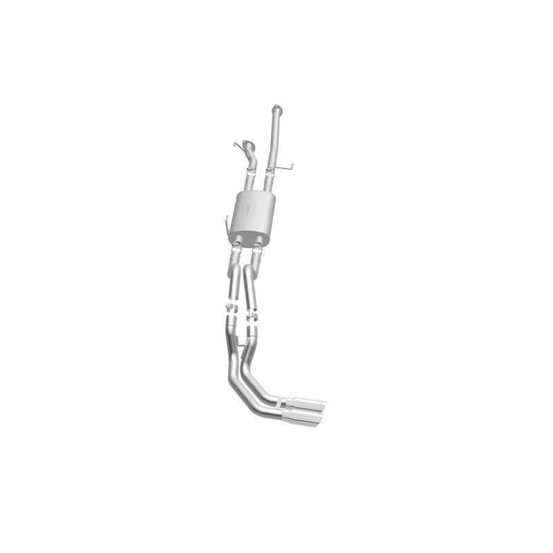 Magnaflow Catback MagnaFlow 14 Toyota Tundra V8 4.6L/5.7L Stainless C/b Exhaust Dual same side pass. rear tire
