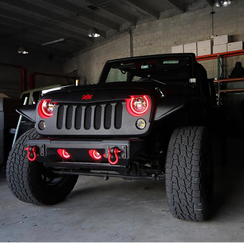 ORACLE Lighting Headlights Oracle 7in High Powered LED Headlights - Black Bezel - Dynamic - Dynamic SEE WARRANTY
