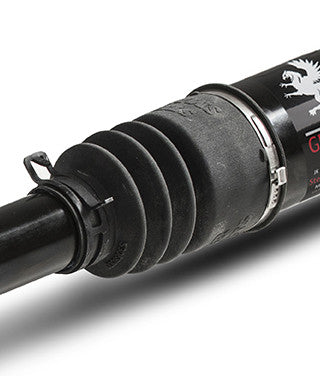 Jeep Drag Link No Drill Top Mount w/ Griffin Black Bellow Yeti XD For 07-18 Wrangler JK Steer Smarts