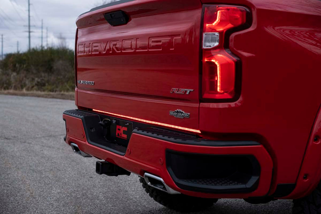 Rough Country LED Light Bars 60 Inch Premium Quad-Row Multi-Function LED Tailgate Light Strip Rough Country - 78860
