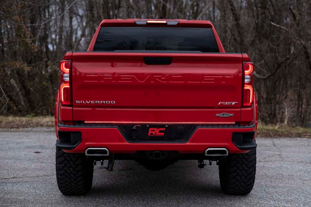 Rough Country LED Light Bars 60 Inch Premium Quad-Row Multi-Function LED Tailgate Light Strip Rough Country - 78860