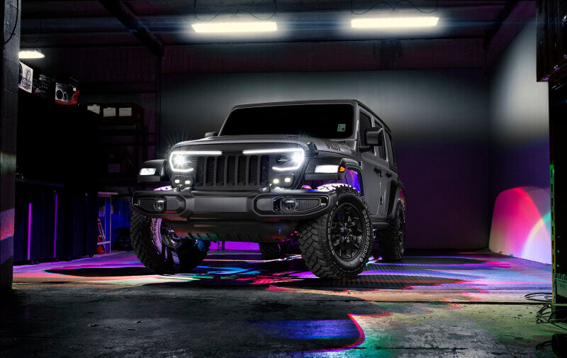 ORACLE Lighting Light Bars & Cubes Oracle Bluetooth + RF Underbody Rock Light Kit - 8 PCS - ColorSHIFT SEE WARRANTY