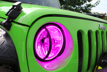 Load image into Gallery viewer, ORACLE Lighting Headlights Oracle 07-16 Jeep Wrangler JK SMD HL - ColorSHIFT w/ BC1 Controller SEE WARRANTY