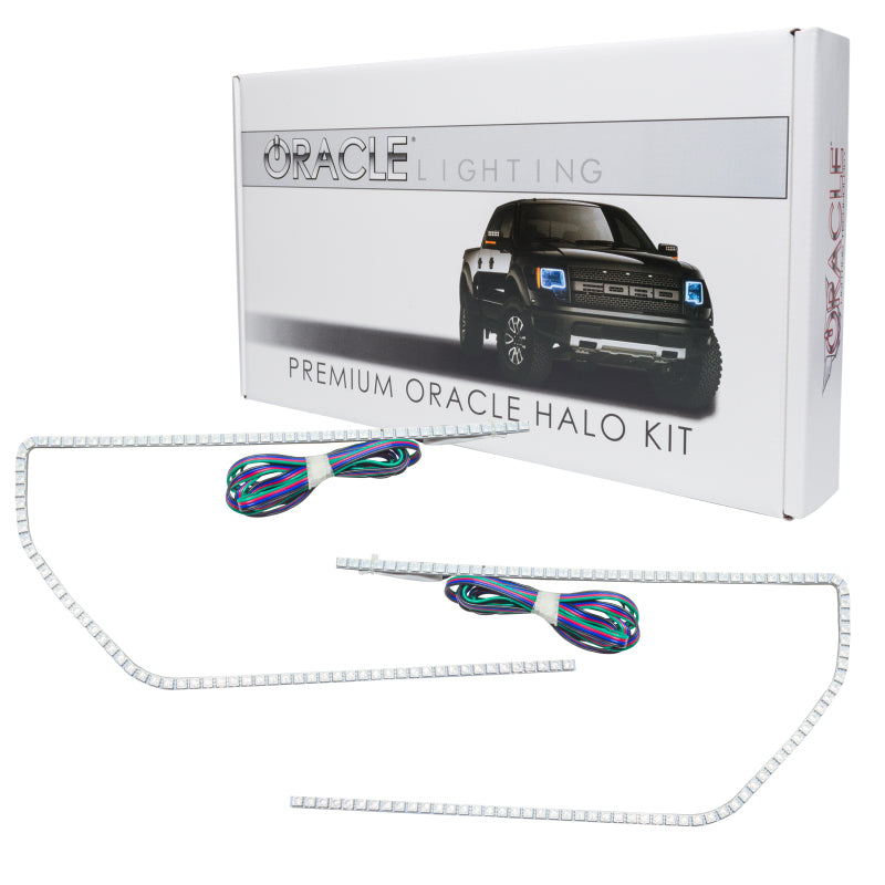 ORACLE Lighting Headlights Oracle Ford F-150/Raptor 09-14 Perimeter Halo Kit - ColorSHIFT w/o Controller SEE WARRANTY