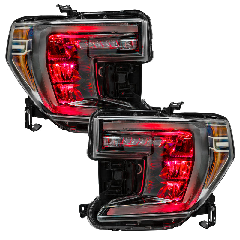 ORACLE Lighting Headlights Oracle 19-21 Silverado/Sierra 1500 RGB Demon Eye Headlight Kit - w/o Controller SEE WARRANTY
