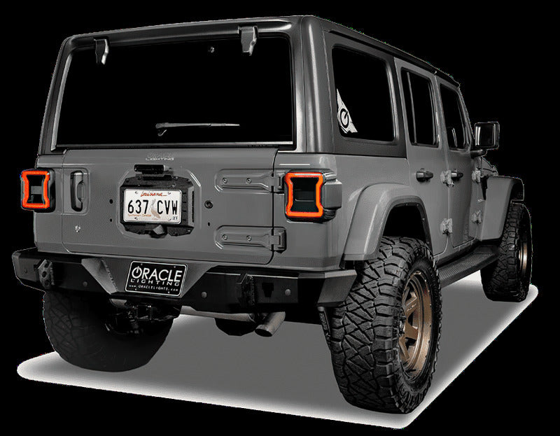 ORACLE Lighting Tail Lights Oracle Jeep Wrangler JL Black Series LED Tail Lights