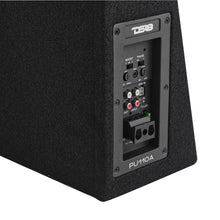 Load image into Gallery viewer, 10” Amplified Shallow Subwoofer Enclosure for Pickup Trucks