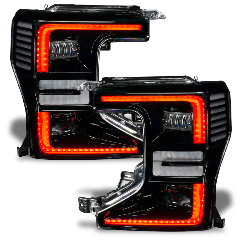 ORACLE Lighting Headlights Oracle 2022 Ford F250/350 Super Duty Dynamic ColorSHIFT Headlight DRL Kit w/Switchback SEE WARRANTY