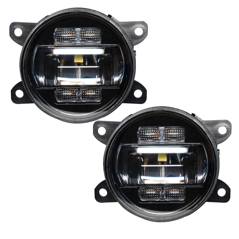 ORACLE Lighting Fog Lights Oracle 4in High Performance LED Fog Light (Pair) - 6000K SEE WARRANTY