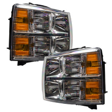 Load image into Gallery viewer, ORACLE Lighting Headlights Oracle Lighting 07-13 Chevrolet Silverado Pre-Assembled LED Halo Headlights-Red SEE WARRANTY