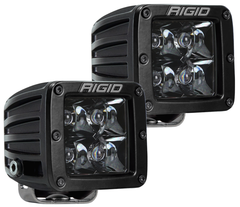 Rigid Industries Light Bars & Cubes Rigid Industries D-Series Midnight Edition - Spot - Set of 2