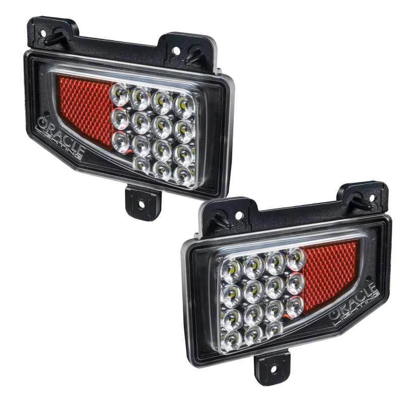 ORACLE Lighting Tail Lights Oracle Rear Bumper LED Reverse Lights for Jeep Gladiator JT - 6000K SEE WARRANTY