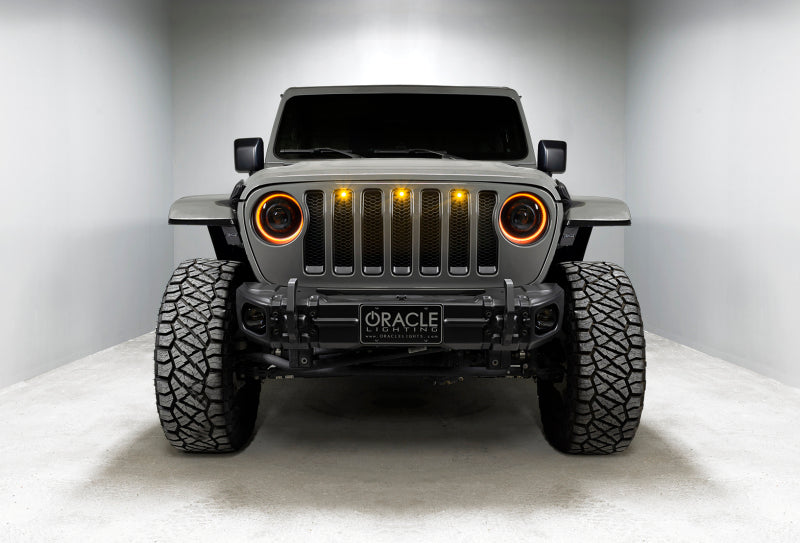 ORACLE Lighting Headlights Oracle Jeep JL/Gladiator JT Oculus Bi-LED Projector Headlights - Amber/White Switchback SEE WARRANTY