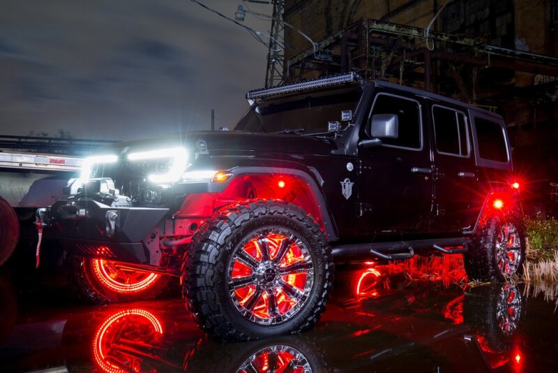 ORACLE Lighting Light Accessories and Wiring Oracle VECTOR Series Full LED Grille - Jeep Wrangler JL/JT - NA SEE WARRANTY