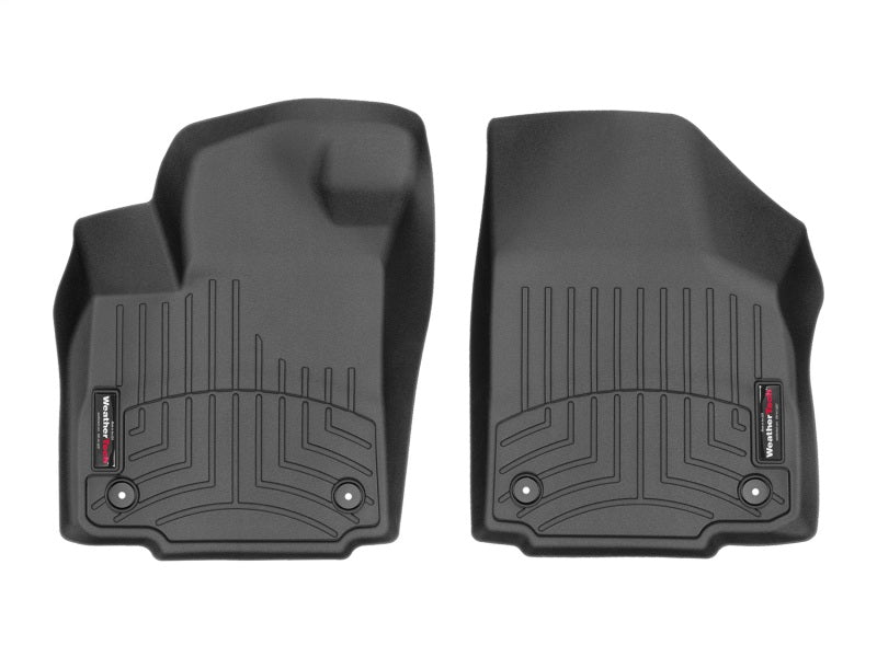 WeatherTech Floor Mats - Rubber WeatherTech 23-24 Ford F-250/350/450/550 Over The Hump/Vinyl Floor Front FloorLiner - Black