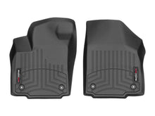 Load image into Gallery viewer, WeatherTech Floor Mats - Rubber WeatherTech 23-24 Ford F-250/350/450/550 Over The Hump/Vinyl Floor Front FloorLiner - Black