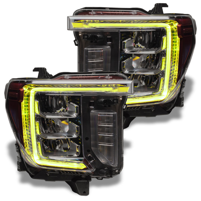 ORACLE Lighting Headlights Oracle 20-21 GMC Sierra 2500 HD RGB+W Headlight DRL Kit - w/ Simple Controller SEE WARRANTY