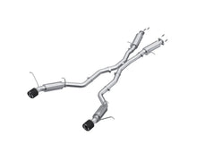 Load image into Gallery viewer, MBRP Catback MBRP 2012+ Jeep Grand Cherokee SRT 6.4L 3in Dual Rear Exit T304SS Catback Exhaust - CF Tips