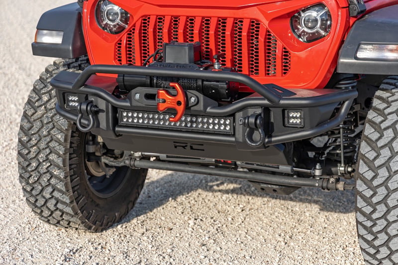 Front Winch Bumper Tubular | Skid Plate | Jeep Gladiator JT/Wrangler JK & JL/Wrangler Unlimited