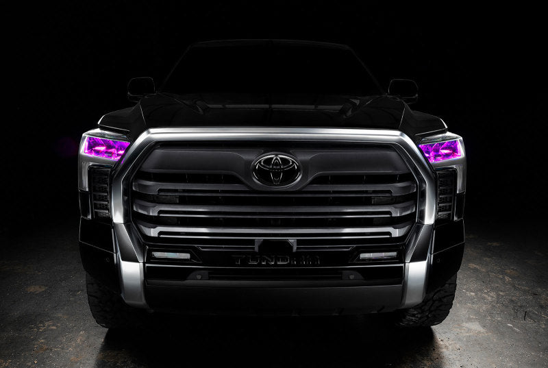 ORACLE Lighting Headlights Oracle 2022+ Toyota Tundra ColorSHIFT RGB Demon Eye Headlight Upgrade Kit