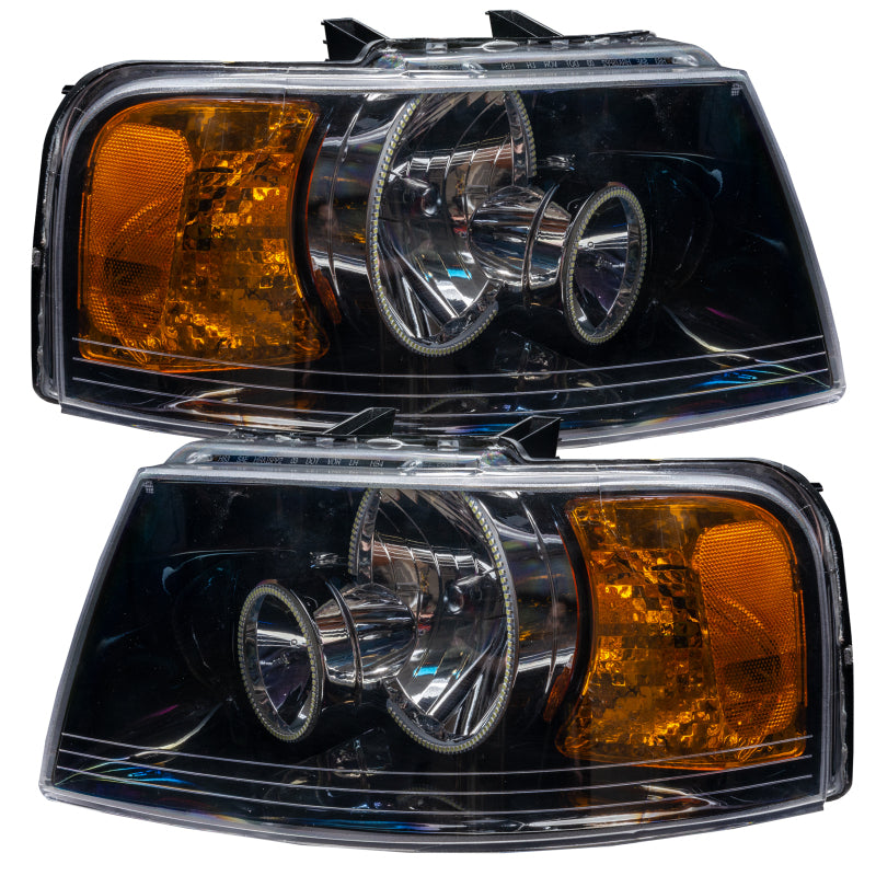 ORACLE Lighting Headlights Oracle 03-06 Ford Expedition SMD HL - Black - ColorSHIFT w/ 2.0 Controller SEE WARRANTY