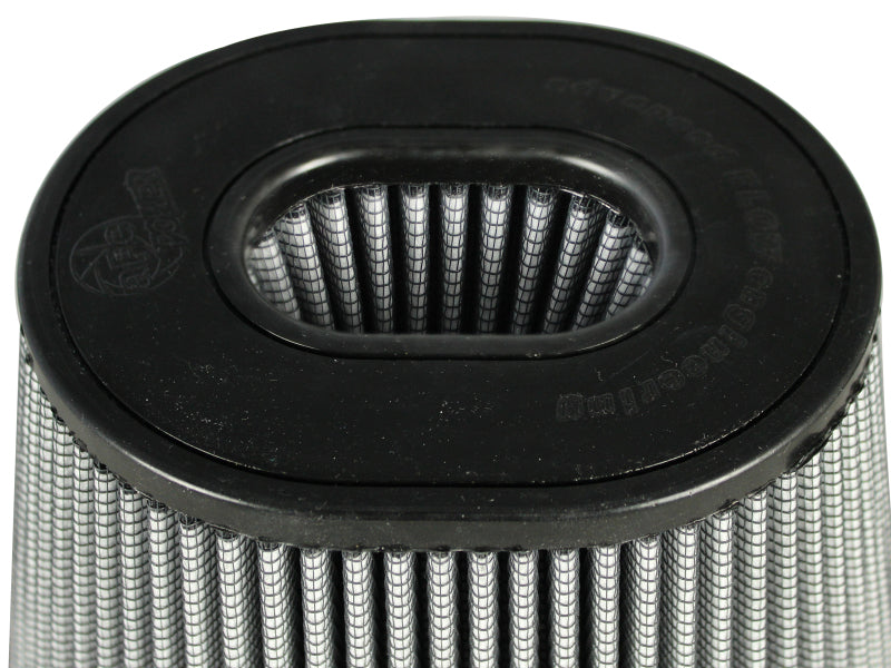 aFe Air Filters - Universal Fit aFe MagnumFLOW Pro Dry S Air Filters 4F x (9x6-1/2)B x (6-3/4x5-1/2)T (INV) x 6-1/8 H in