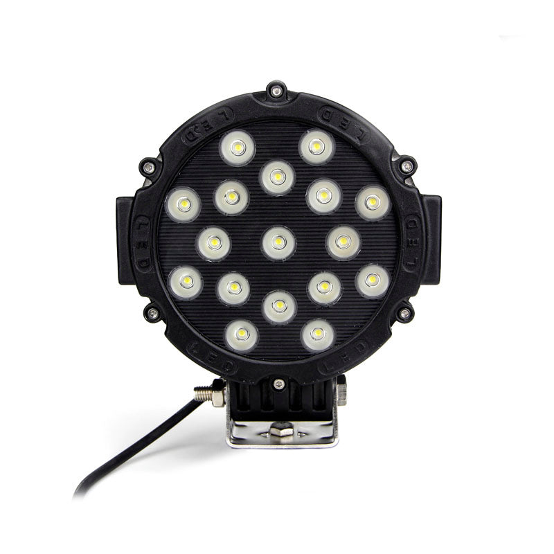 Quake LED Work Light 7 Inch Work Light 51 Watt Spot Aftershock Series - QAF166