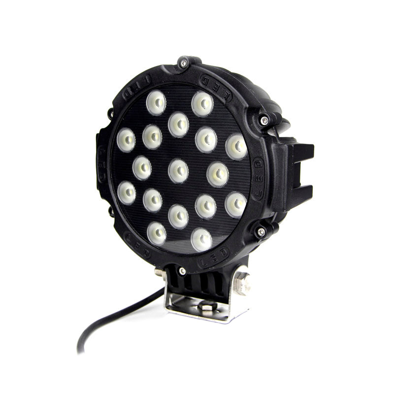Quake LED Work Light 7 Inch Work Light 51 Watt Spot Aftershock Series - QAF166