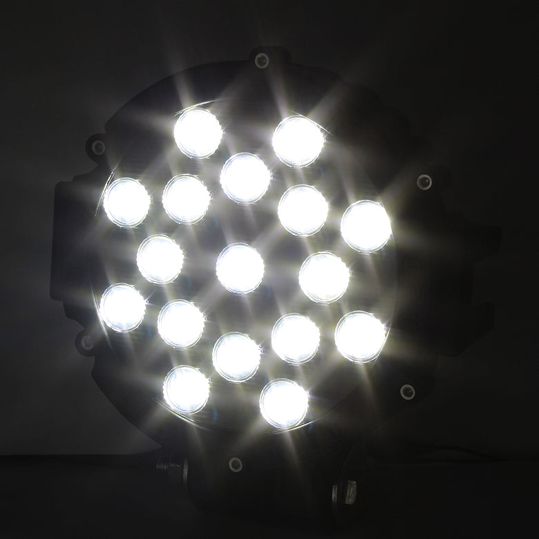 Quake LED Work Light 7 Inch Work Light 51 Watt Spot Aftershock Series - QAF166