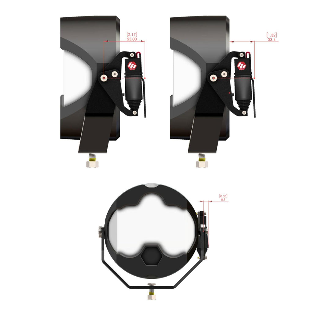 Reflex Light Actuator Kit LP4/LP6/LP9/XL-M Housing Baja Designs