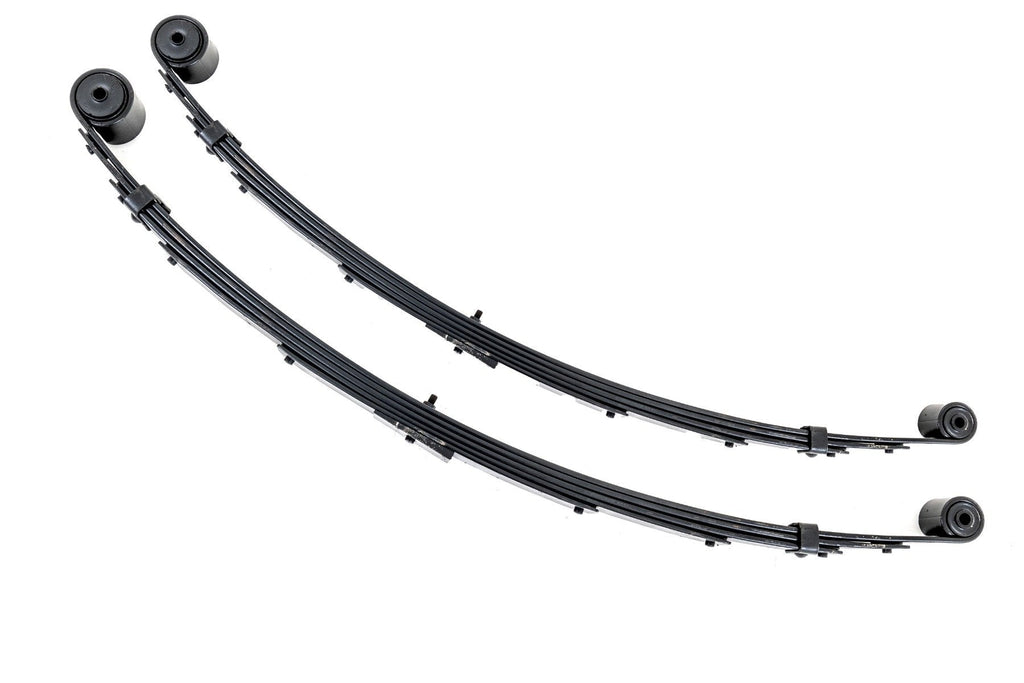 Rough Country Leaf Springs Rear Leaf Springs 3 Inch Lift Pair 84-01 Jeep Cherokee XJ Rough Country - 8024Kit