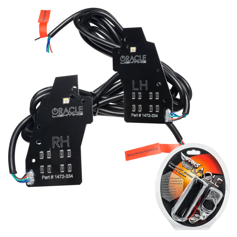 ORACLE Lighting Headlights Oracle 20-22 Ford Explorer Dynamic RGB Headlight DRL Kit - ColorSHIFT - w/ RF Cntrl SEE WARRANTY