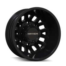 Load image into Gallery viewer, Mayhem WHEELS MAYHEM COGENT DUALLY 8107D GLOSS BLACK 17X6.5 8-210 -142MM 154.2MM - 8107D-7679BR - Mayhem