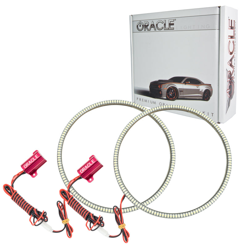 ORACLE Lighting Fog Lights Oracle Jeep Wrangler JK 07-17 LED Waterproof Halo Kit - White SEE WARRANTY