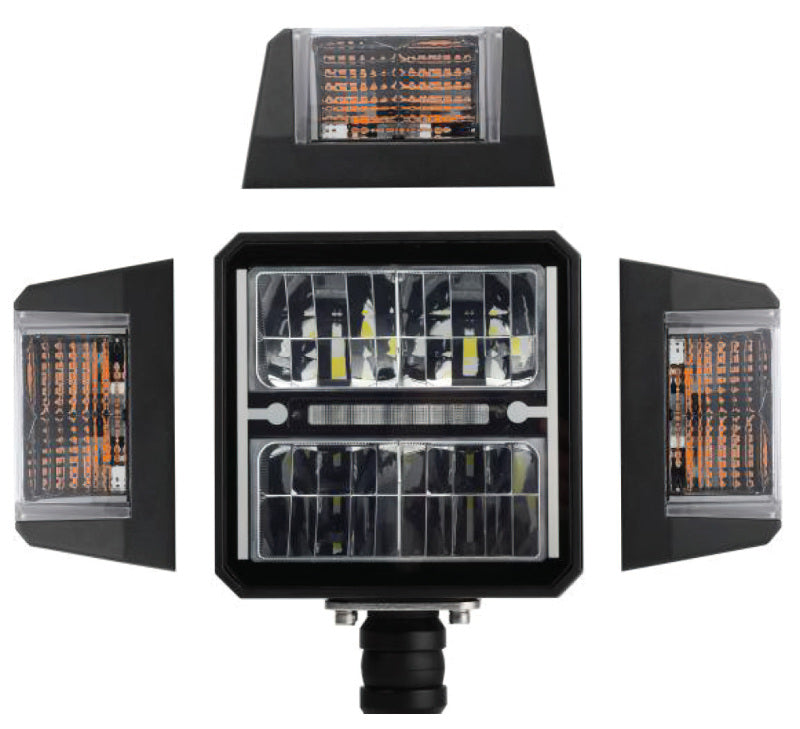 ORACLE Lighting Headlights Oracle Lighting Multifunction LED Plow Headlight with Heated Lens 5700K SEE WARRANTY