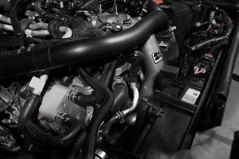 K&N Engineering Turbo Inlets K&N 2023 Ford Bronco Raptor 3.0L V6 Aluminum Charge Pipe Kit - Gunmetal Gray