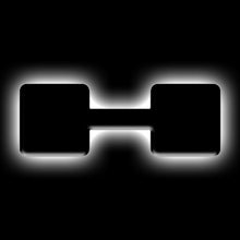 Load image into Gallery viewer, ORACLE Lighting Light Accessories and Wiring ORACLE Lighting Universal Illuminated LED Letter Badges - Matte Blk Surface Finish - H SEE WARRANTY