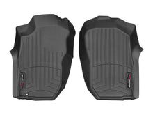 Load image into Gallery viewer, WeatherTech Floor Mats - Rubber WeatherTech 01-04 Toyota Tacoma (Double Cab Only) Front FloorLiner - Black