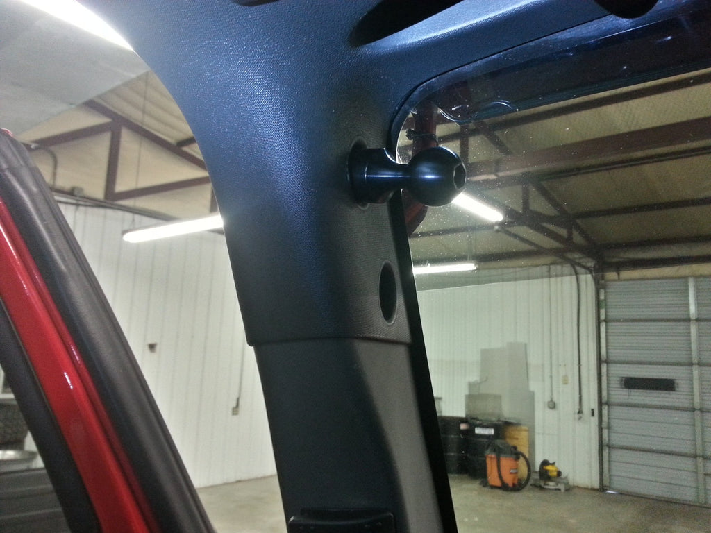 CMM Offroad JK A-Pillar Ball Mount - Jeep 2007-2018 Wrangler JK sPOD