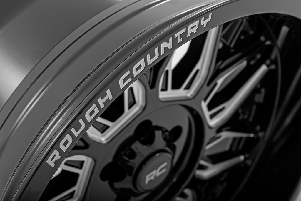 Rough Country Wheels 86 Series Wheel One-Piece Gloss Black 20x10 8x170 -19mm Rough Country - 86201011