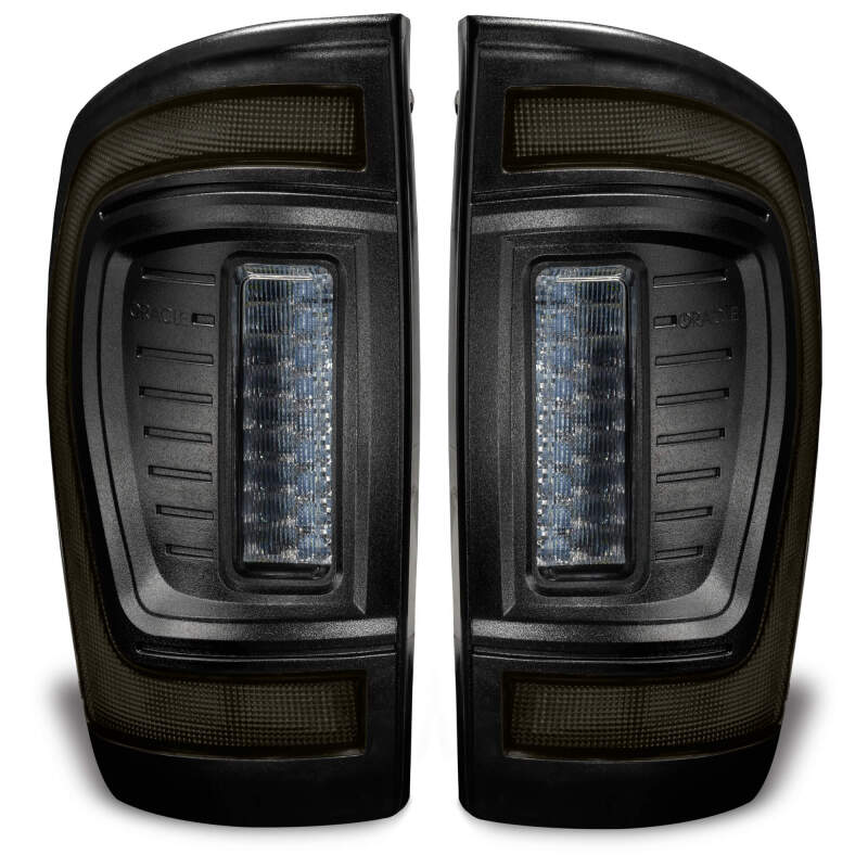 ORACLE Lighting Tail Lights Oracle Lighting 16-23 Gen 3 Toyota Tacoma Black Series Flush Style LED Tail Lights SEE WARRANTY