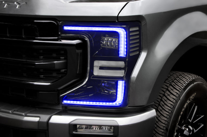 ORACLE Lighting Headlights Oracle 2022 Ford F250/350 Super Duty Dynamic ColorSHIFT Headlight DRL Kit w/Switchback SEE WARRANTY