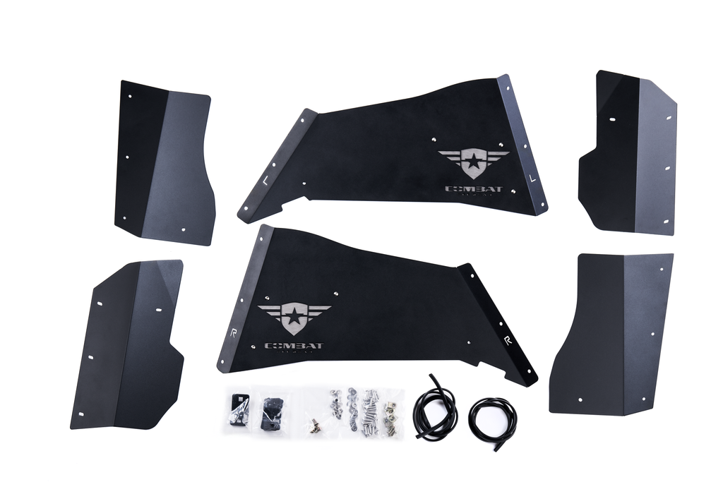 Combat Off Road Fender Liner Combat Off Road - Jeep JK/JKU Aluminum Inner Fender Liners - Rear Pair - 15-1069