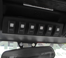Load image into Gallery viewer, BantamX w/ Green LED Switch panel for JK 2007-2008