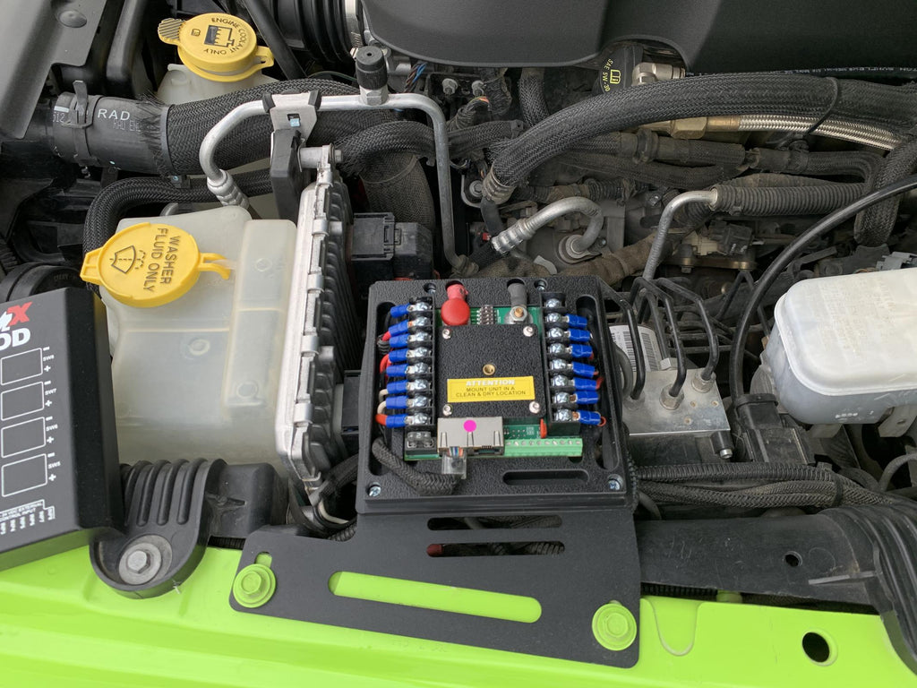 BantamX w/ Red LED Switch panel for JK 2009-2018