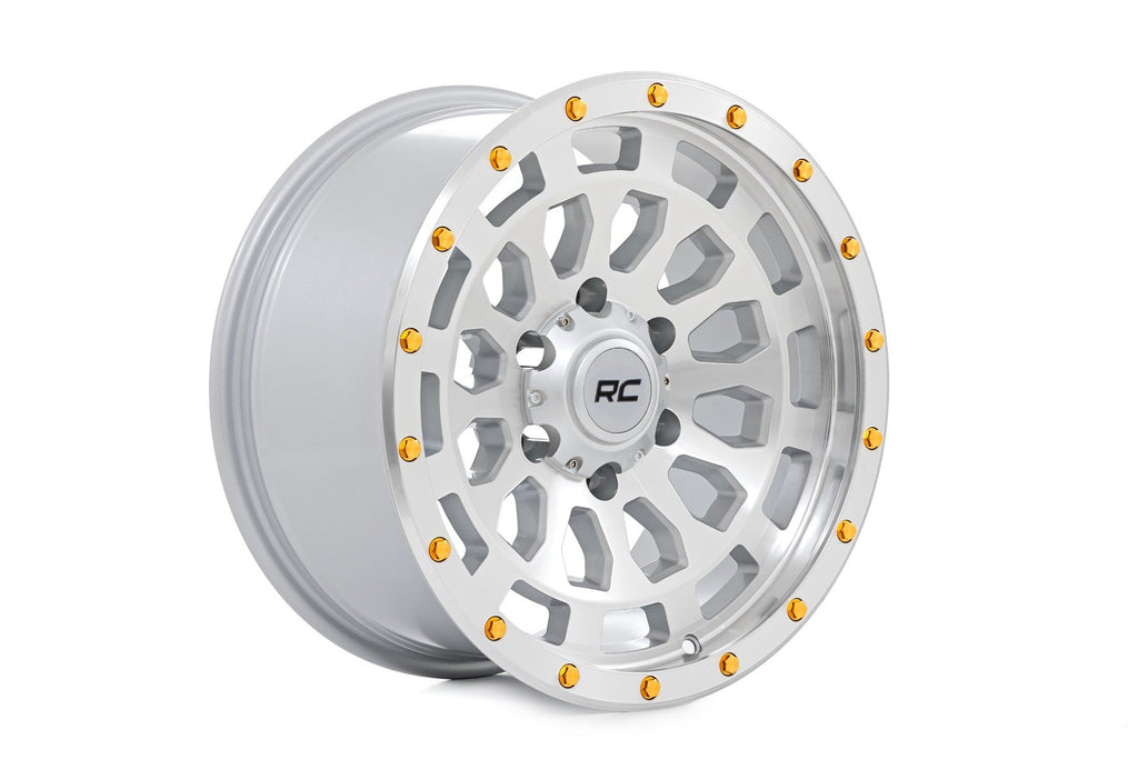 87 Series Wheel Simulated Beadlock Full Machine 17x8.5 6x5.5 +0mm Rough Country