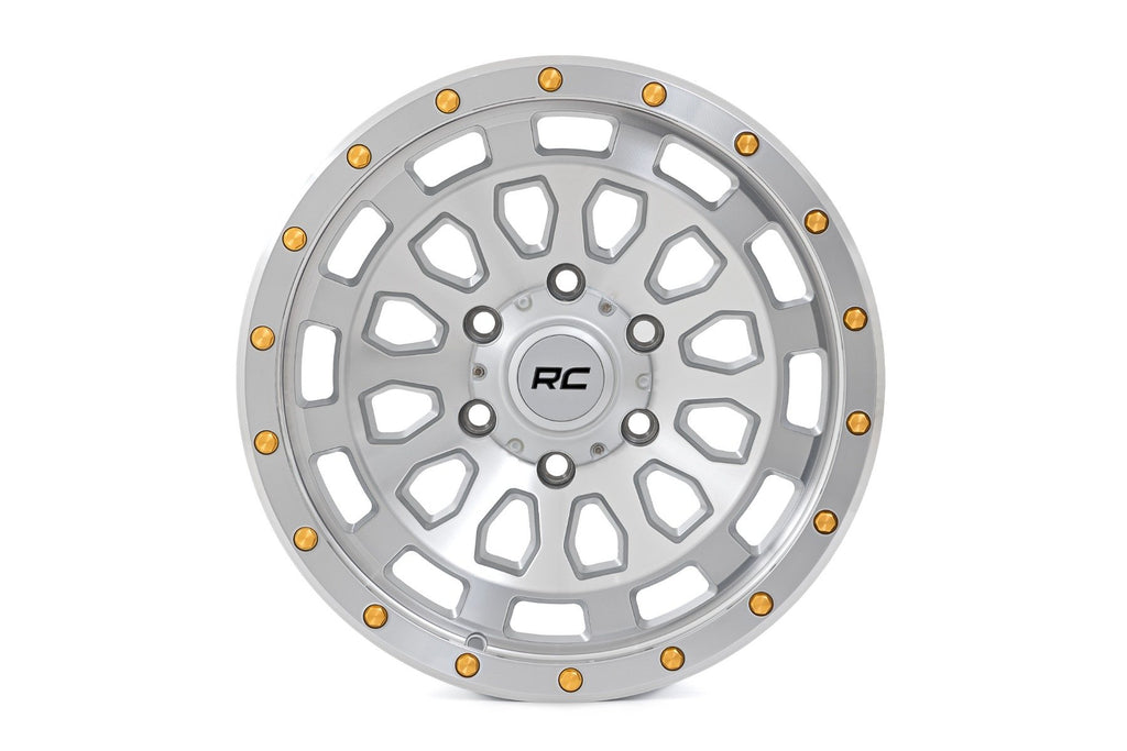 87 Series Wheel Simulated Beadlock Full Machine 17x8.5 5x5 +0mm Rough Country