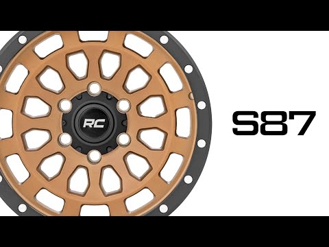 87 Series Wheel Simulated Beadlock Bronze/Black 17x8.5 5x5 +0mm Rough Country