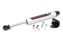 Load image into Gallery viewer, Rough Country Steering Stabilizer V2 Steering Stabilizer Relocation Bracket 07-18 Jeep Wrangler JK Rough Country - 8730670