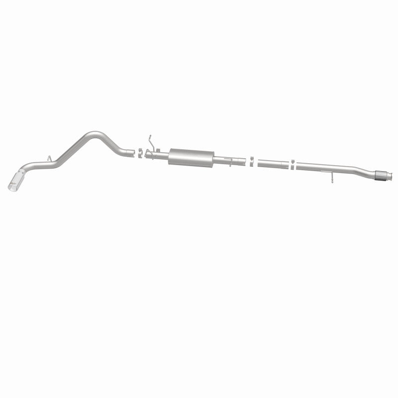Magnaflow Catback Magnaflow 14 Chevy Silverado V8 5.3L CC/EC Cab Single P/S Rear Exit Stainless Cat Back Perf Exhaust
